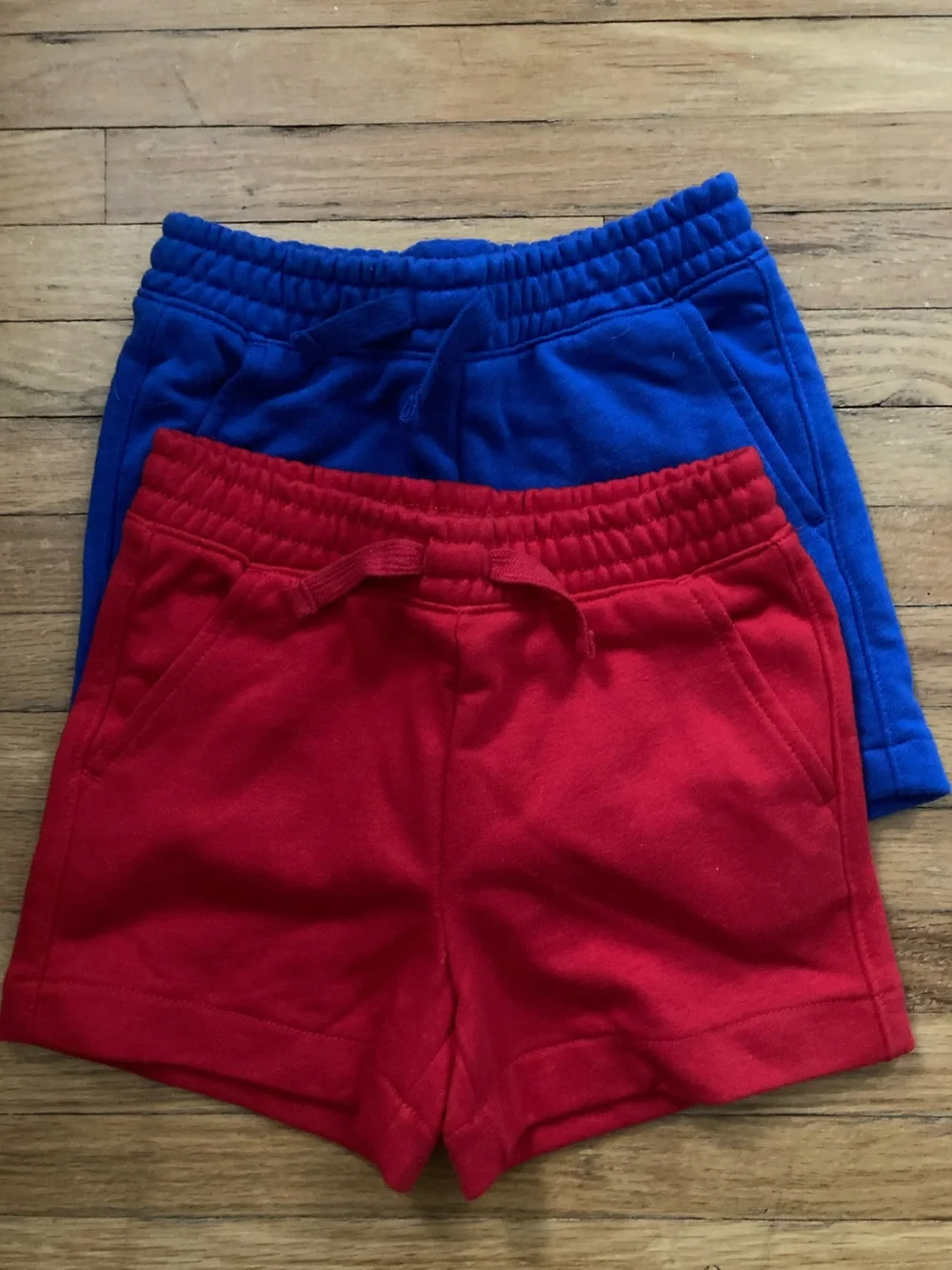 The Children's Place Red & Blue Drawstring Sweatshorts